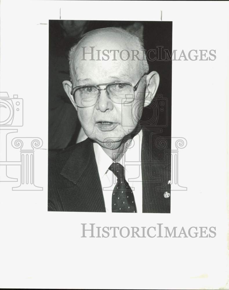 1987 Press Photo Alaskan of the Year Charles W. &quot;Bill&quot; Snedden - lrb07342- Historic Images