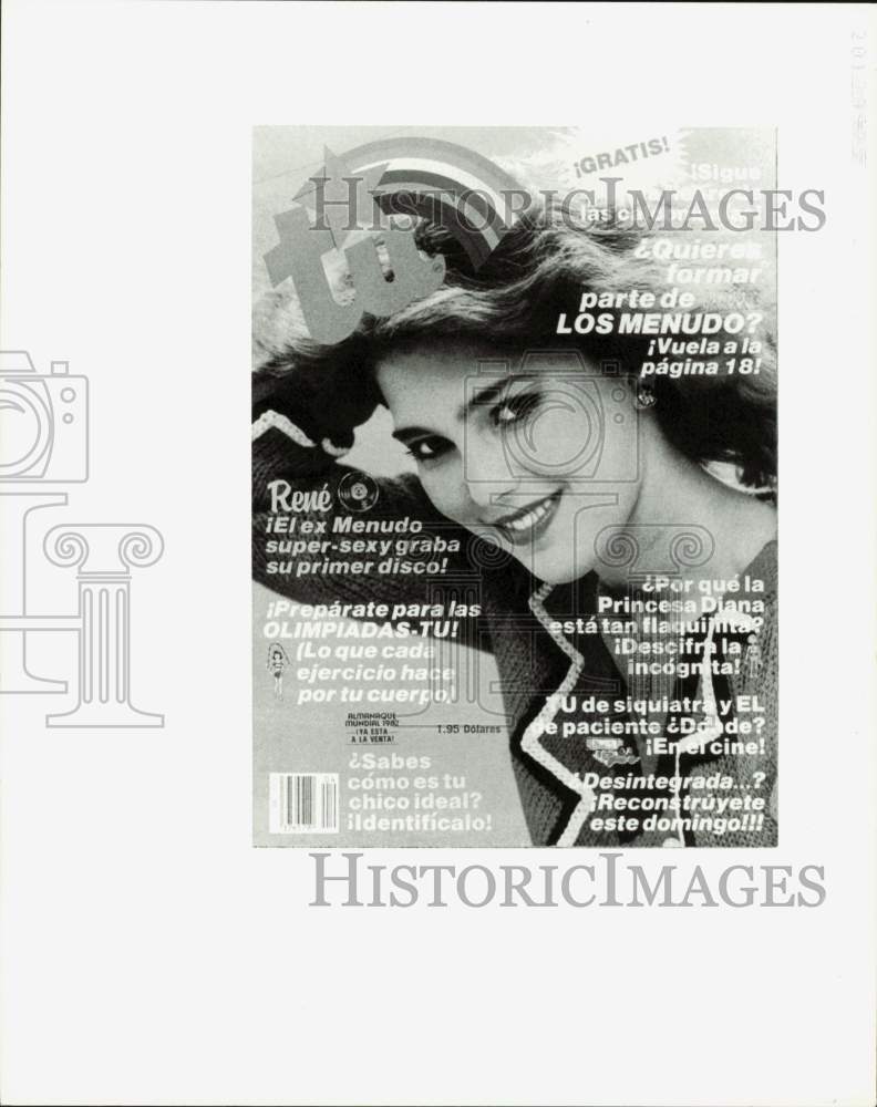 Press Photo Cover page of Tu magazine - lrb10309- Historic Images