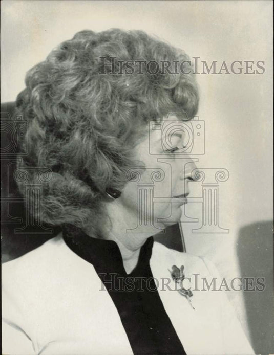1972 Press Photo Miami Commissioner Rose Gordon in pensive mood - lrb10641- Historic Images
