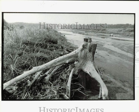 1986 Press Photo Dried Lake Altoon near Cartersville, Georgia - lrb11302- Historic Images
