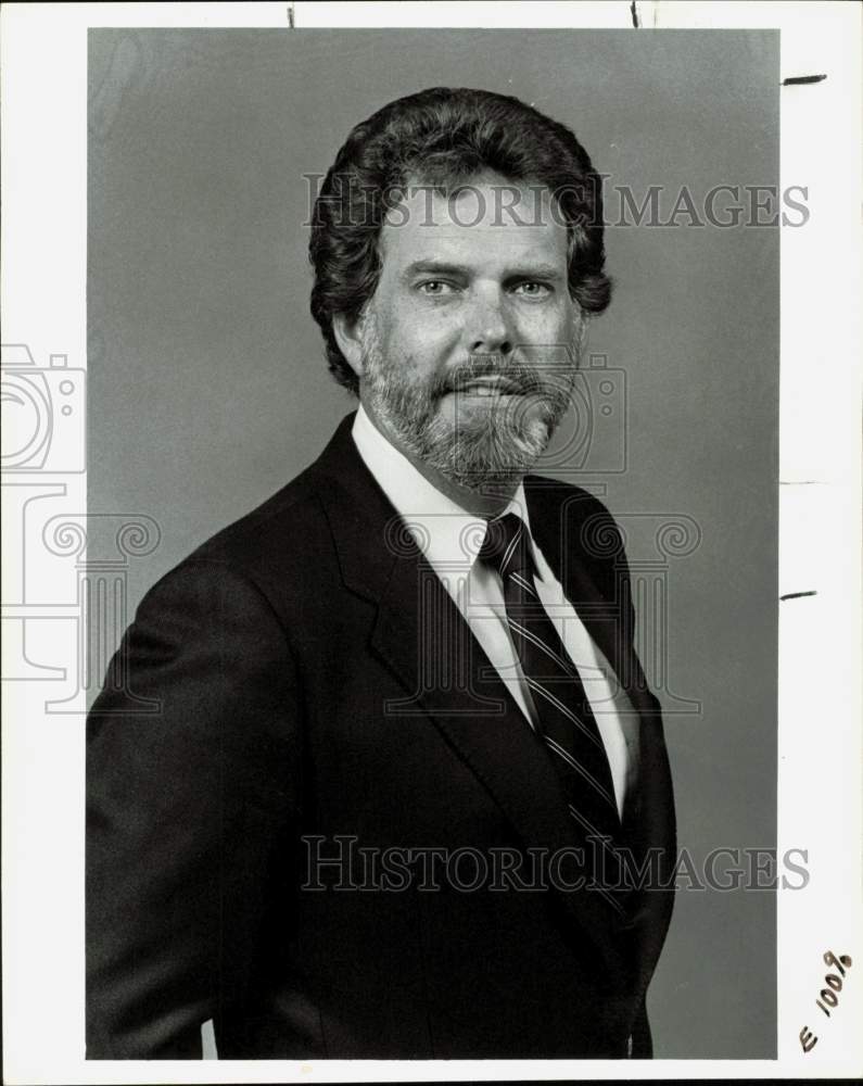 1984 Press Photo Representative Joe Flood, District 9, Seat B, Anchorage, Alaska- Historic Images