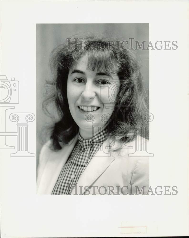 1986 Press Photo Former Anchorage Daily News reporter Patti Epler - lrb12824- Historic Images