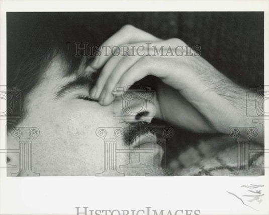 1992 Press Photo Jonathan Blank Experiencing a "Silent Seizure" in Anchorage, AK- Historic Images