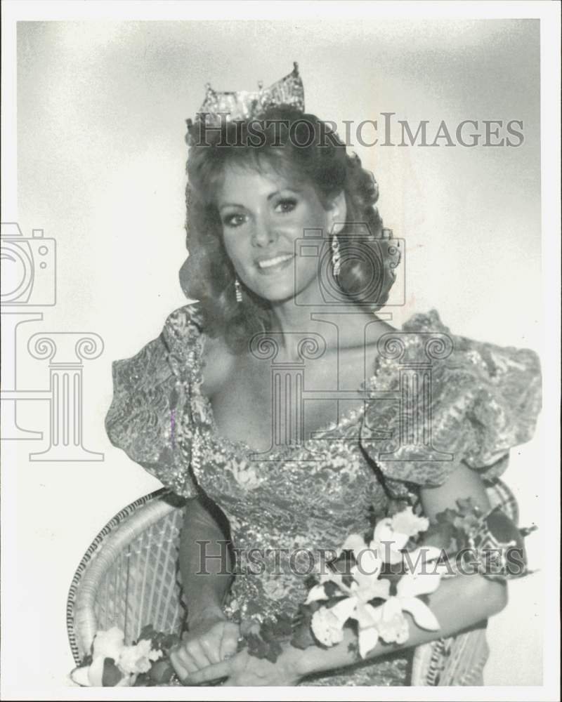 1982 Press Photo Debbie Maffett, Pageant Queen - lrb15806- Historic Images