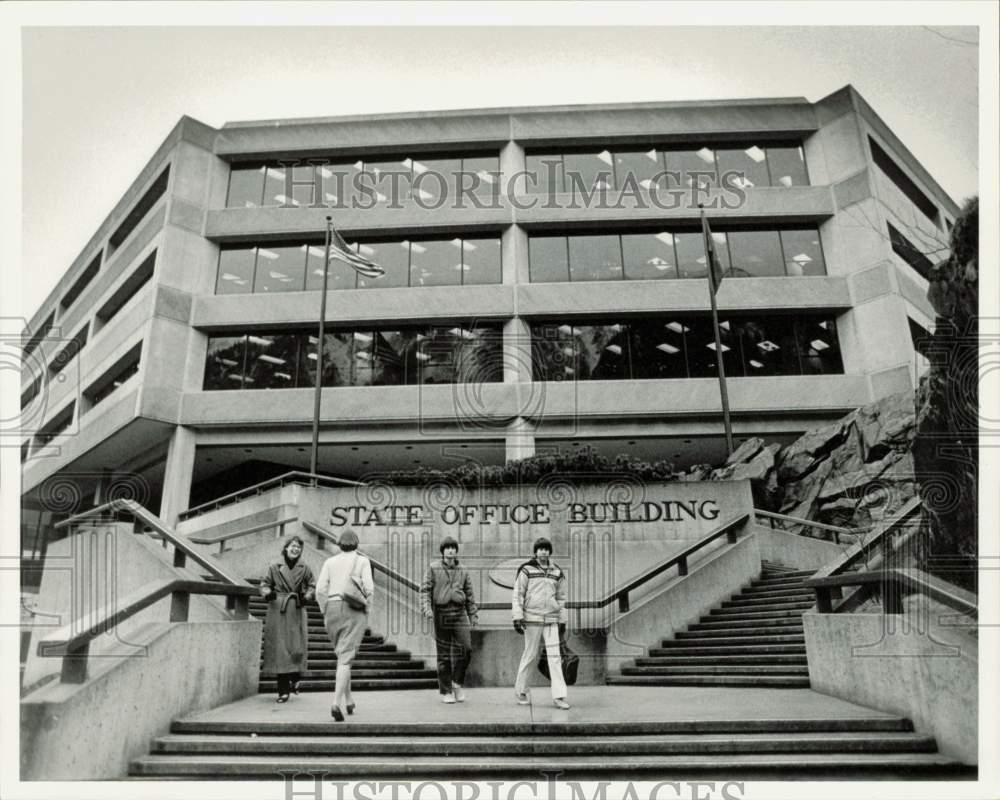 1984 Press Photo State Office Building in Juneau, Alaska - lrb16723- Historic Images