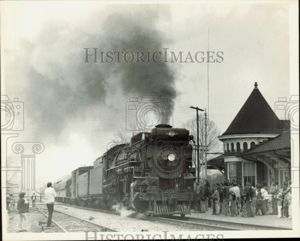 1988 Press Photo Texas &amp; Pacific No. 610 train, largest operating steam engine- Historic Images