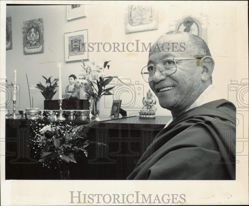 1989 Press Photo Lama Tashi Namgyal - lrb19351- Historic Images