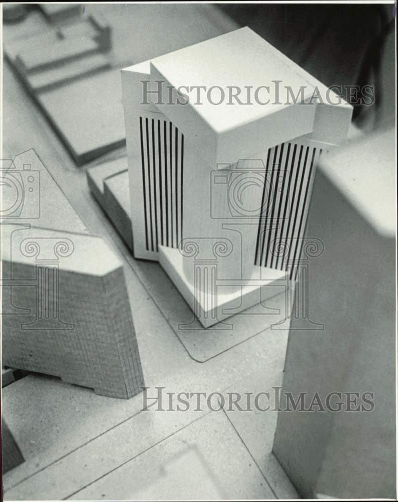 1981 Press Photo Rahim Banizaman&#39;s vision for Independence Square - lrb23369- Historic Images