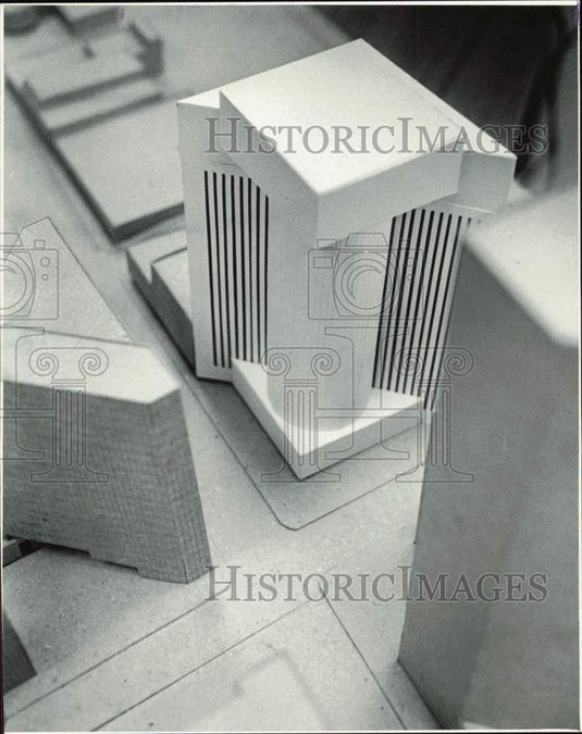 1981 Press Photo Rahim Banizaman's vision for Independence Square - lrb23369- Historic Images
