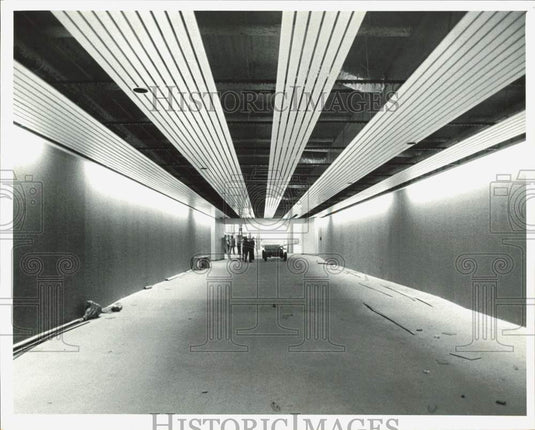1982 Press Photo Corridor in Douglas Airport new terminal building, N. Carolina- Historic Images