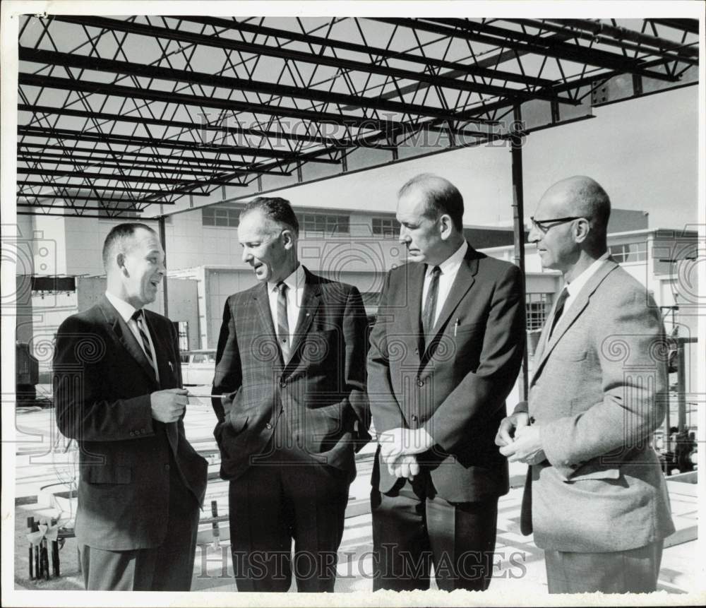 1965 Press Photo Cliff Hartman, Dr. Don Dafoe, Joe Montgomery, Don Fridley, AK- Historic Images