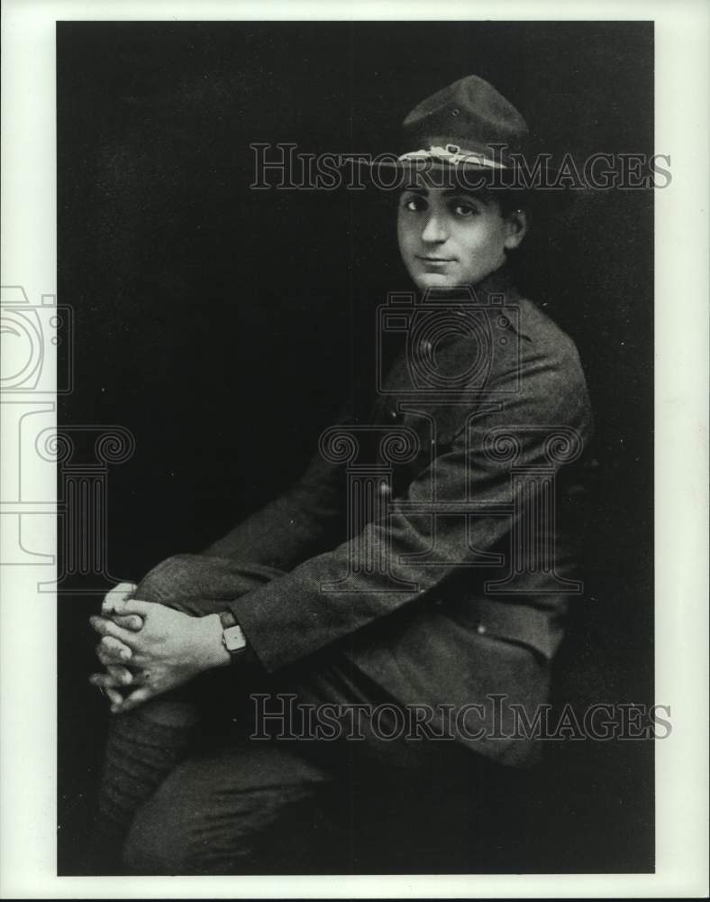 1917 Press Photo Irving Berlin as World War I Doughboy - lrp15673- Historic Images