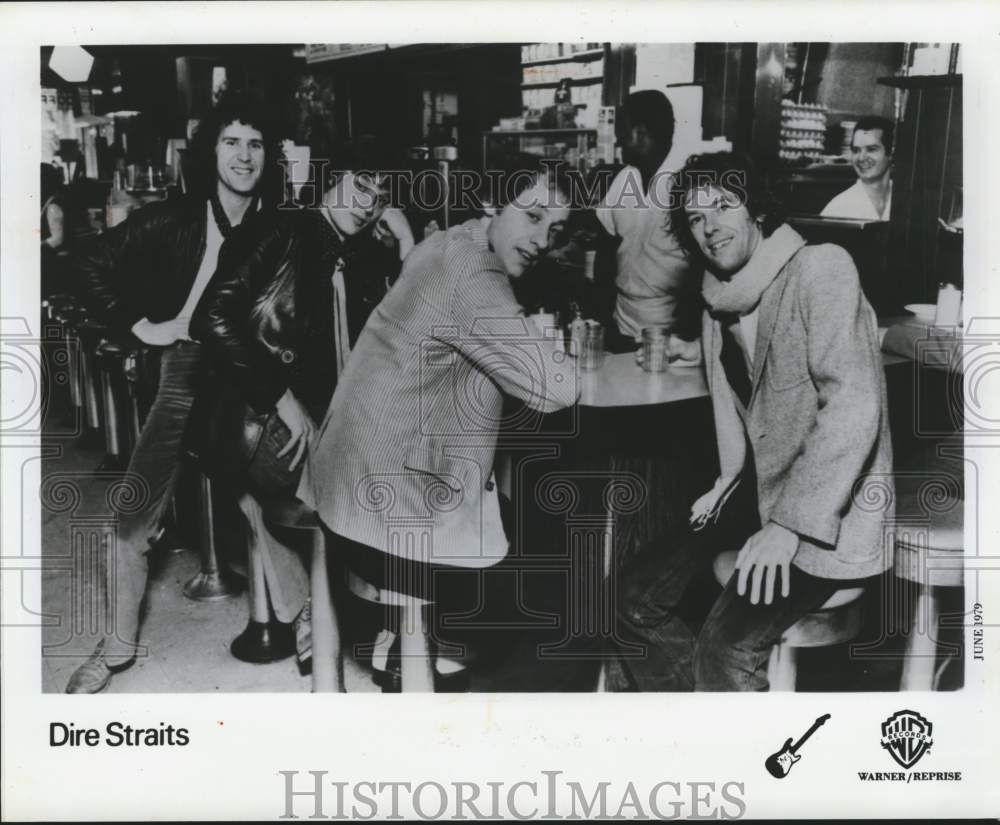 1979 Press Photo Members of the singing group Dire Straits - lrp27794- Historic Images