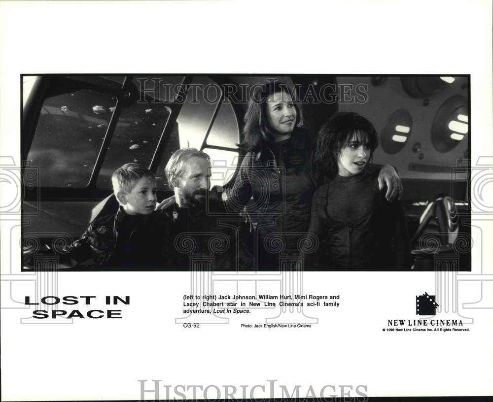 1998 Press Photo Actors in a scene from New Line Cinema&#39;s Lost In Space- Historic Images