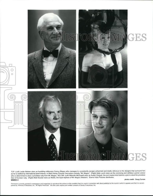 Press Photo The starring cast members of "Mr. Magoo." - lrp31045- Historic Images