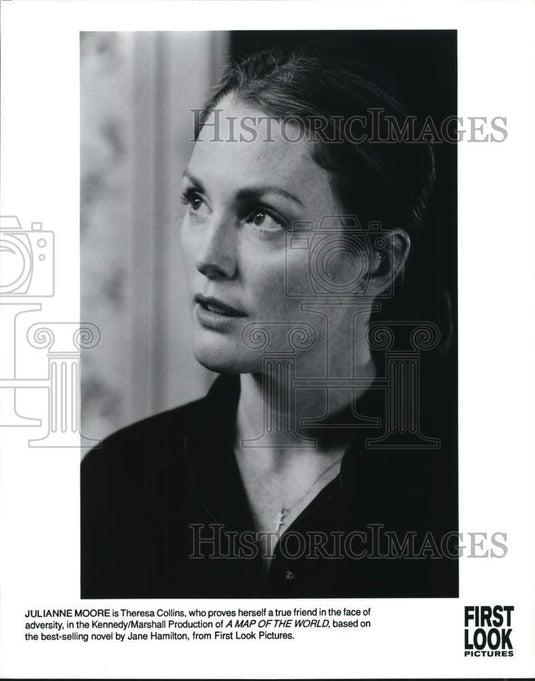 Press Photo Julianne Moore in a scene from "A Map of the World." - lrp32013- Historic Images