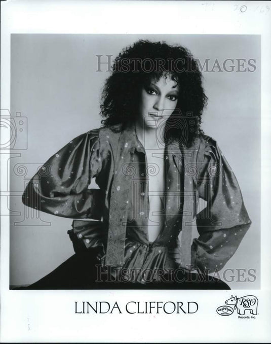 1979 Press Photo Linda Clifford, R&B, disco and house music singer and actress.- Historic Images
