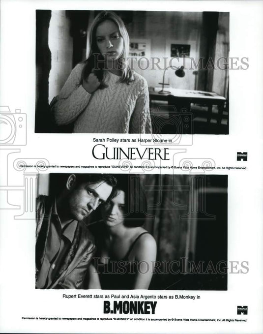Press Photo Actors in scenes from GUINEVERE & B.MONKEY - lrp34952- Historic Images