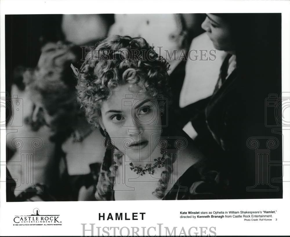 1996 Press Photo Kate Winslet stars as Ophelia in William Shakespeare&#39;s &quot;Hamlet&quot;- Historic Images