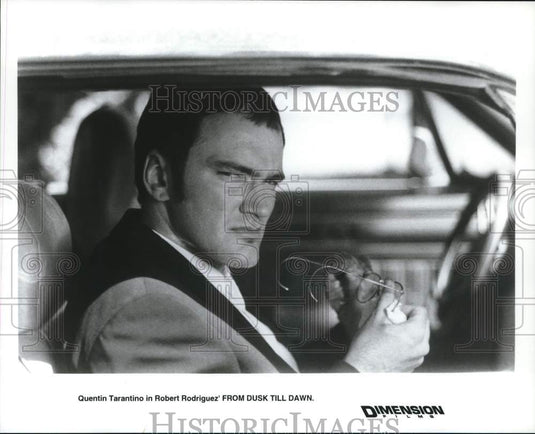 Press Photo Quentin Tarantino stars in "From Dusk Till Dawn" - lrp35419- Historic Images
