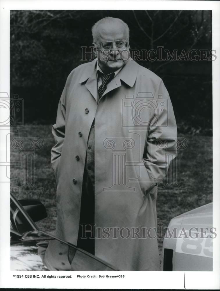 1994 Press Photo George C. Scott as Joe Trapcheck in the drama series &quot;Trap&quot;- Historic Images