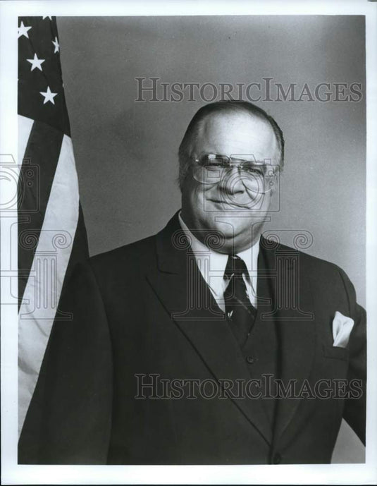 Press Photo Actor David Huddleston stars in the TV Series "Hizzonner"- Historic Images