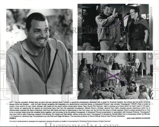 Press Photo Comedian Sinbad and others star in the film "Houseguest" - lrp38032- Historic Images
