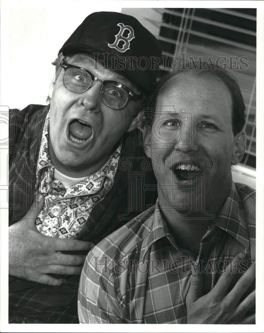 Press Photo Rick Gott, Paul Bawek at the premiere of "Falsies" - lrp38129- Historic Images
