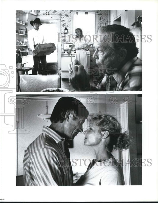 Press Photo Actors in scenes from "My Heroes Have Always Been Cowboys"- Historic Images