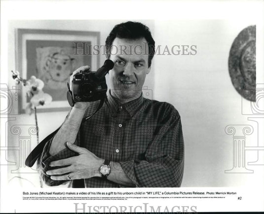 1993 Press Photo Michael Keaton in a scene from "My Life." - lrp40214- Historic Images
