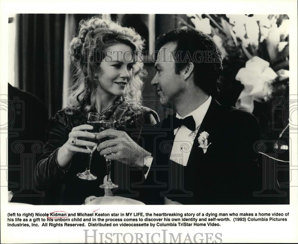 1993 Press Photo Nicole Kidman and Michael Keaton star in &quot;My Life&quot; - lrp41402- Historic Images