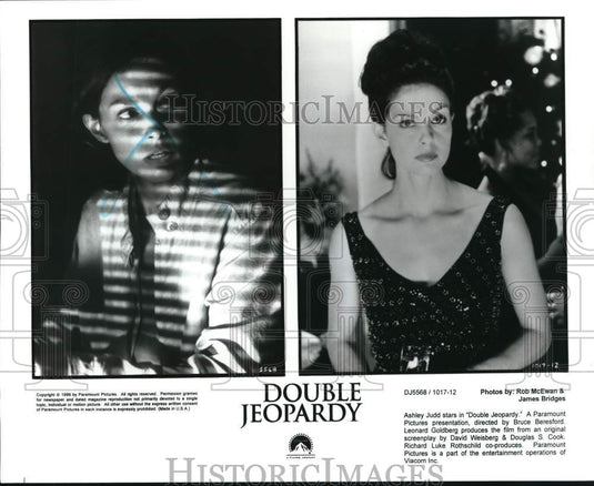 1999 Press Photo Ashley Judd stars in the film, "Double Jeopardy" - lrp51491- Historic Images