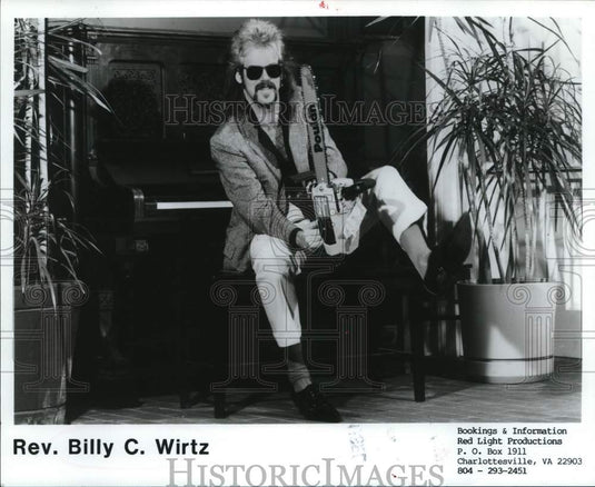1986 Press Photo Rev. Billy C. Wirtz - lrp51528- Historic Images