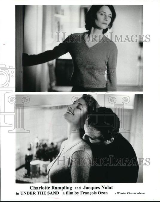 Press Photo Charlotte Rampling & Jacques Nolot in "Under The Sand" - lrp56511- Historic Images