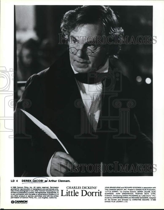 1988 Press Photo Derek Jacobi stars in Charles Dickens' Little Dorritt- Historic Images
