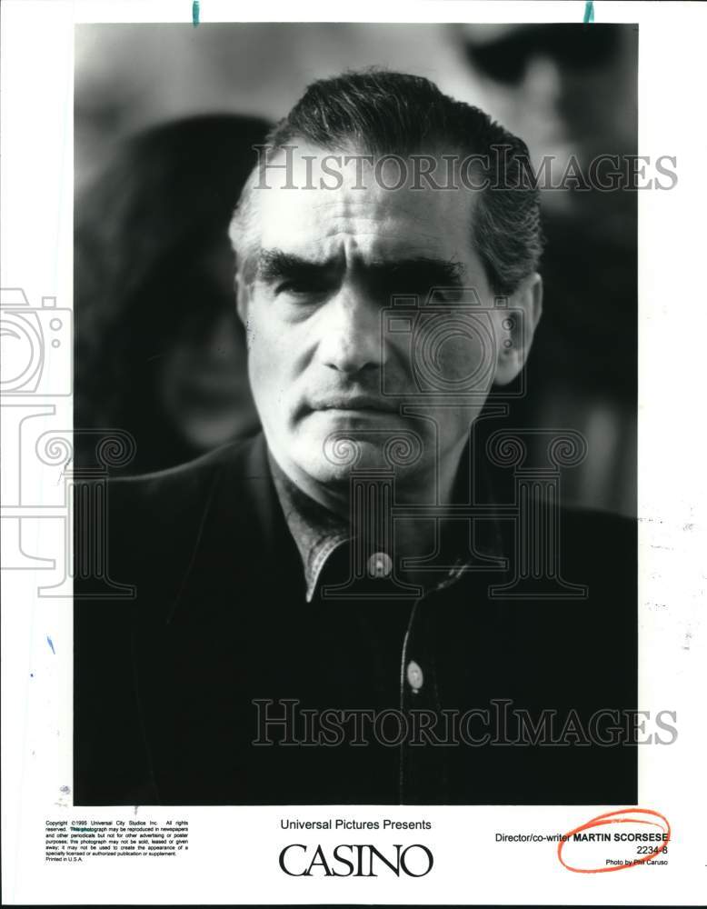 1995 Press Photo &quot;Casino&quot; Director/co-writer Martin Scorsese - lrp60347- Historic Images