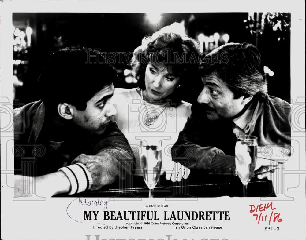 1986 Press Photo The starring cast in a scene from &quot;My Beautiful Laundrette.&quot;- Historic Images