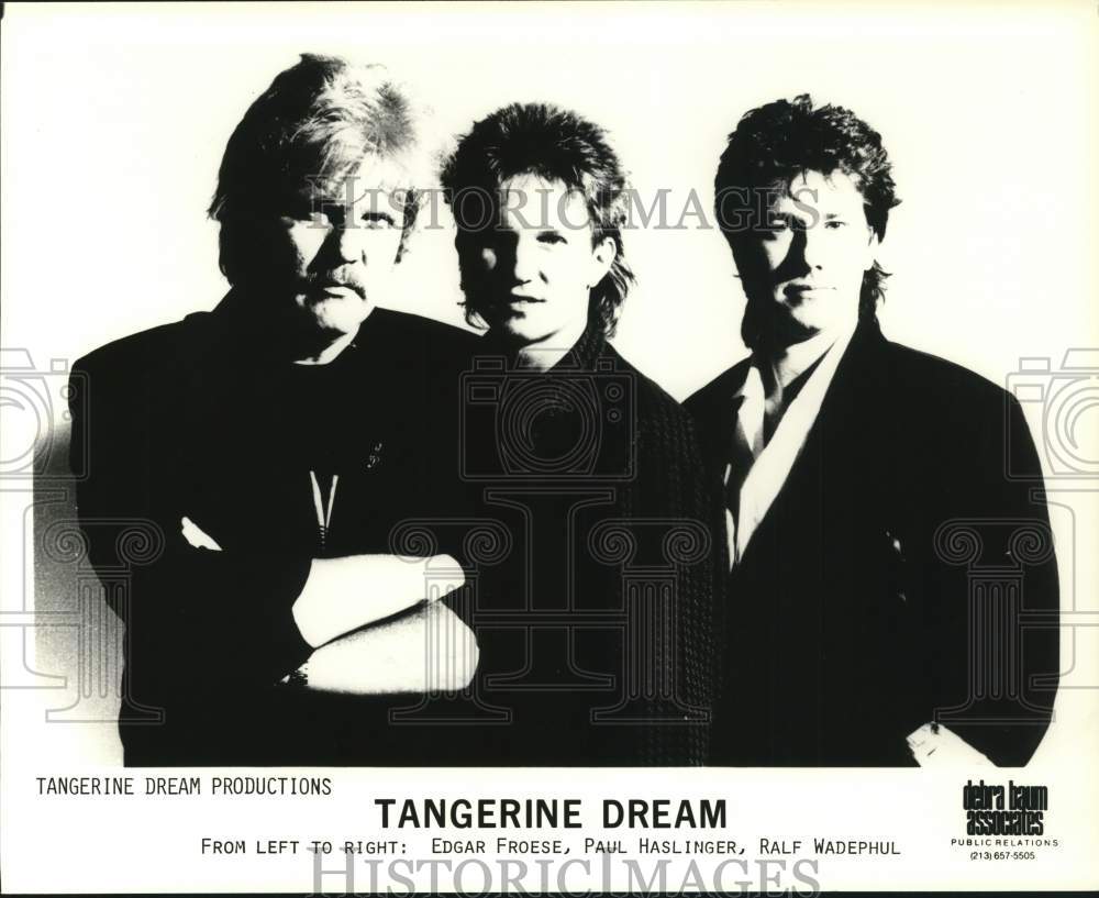 1989 Press Photo Tangerine Dream, Music Group - lrp66982- Historic Images