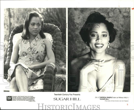 1994 Press Photo Actress Theresa Randle in "Sugar Hill" Movie - lrp67123- Historic Images