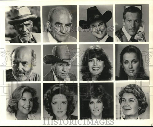 1981 Press Photo Nominees for Outstanding Lead Actor/Actress in a Drama Series- Historic Images