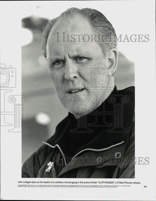 1993 Press Photo Actor John Lithgow in "Cliffhanger" Movie - lrp78128- Historic Images