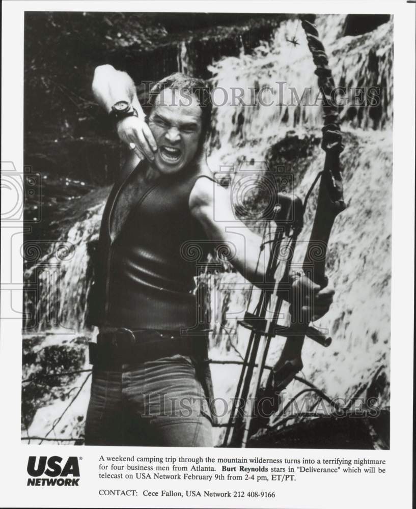 Press Photo Actor Burt Reynolds in &quot;Deliverance&quot; Movie - lrp79907- Historic Images