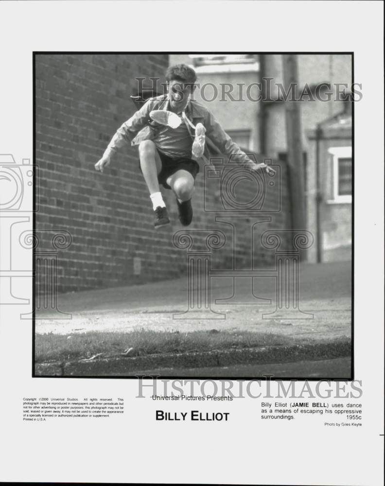 2000 Press Photo Actor Jamie Bell in &quot;Billy Elliot&quot; Movie - lrp80796- Historic Images