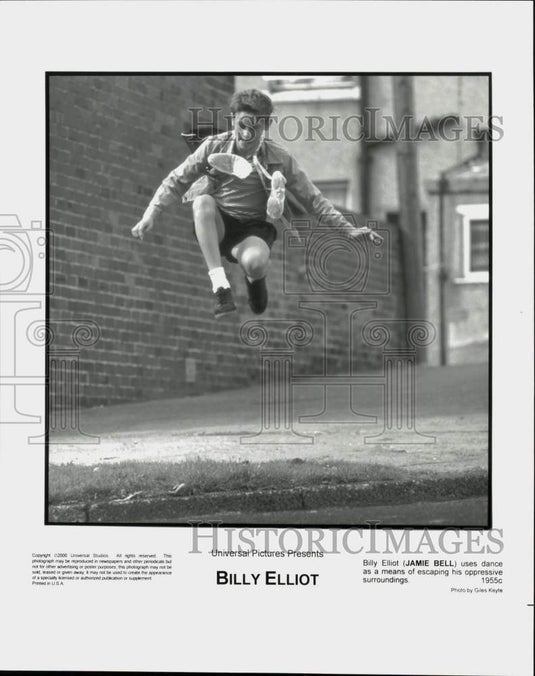 2000 Press Photo Actor Jamie Bell in "Billy Elliot" Movie - lrp80796- Historic Images