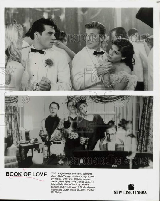 1991 Press Photo "Book of Love" Movie Scenes - lrp80805- Historic Images