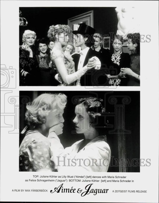 Press Photo Maria Schrader & Juliane Kohler in "Aimee & Jaguar" Movie- Historic Images