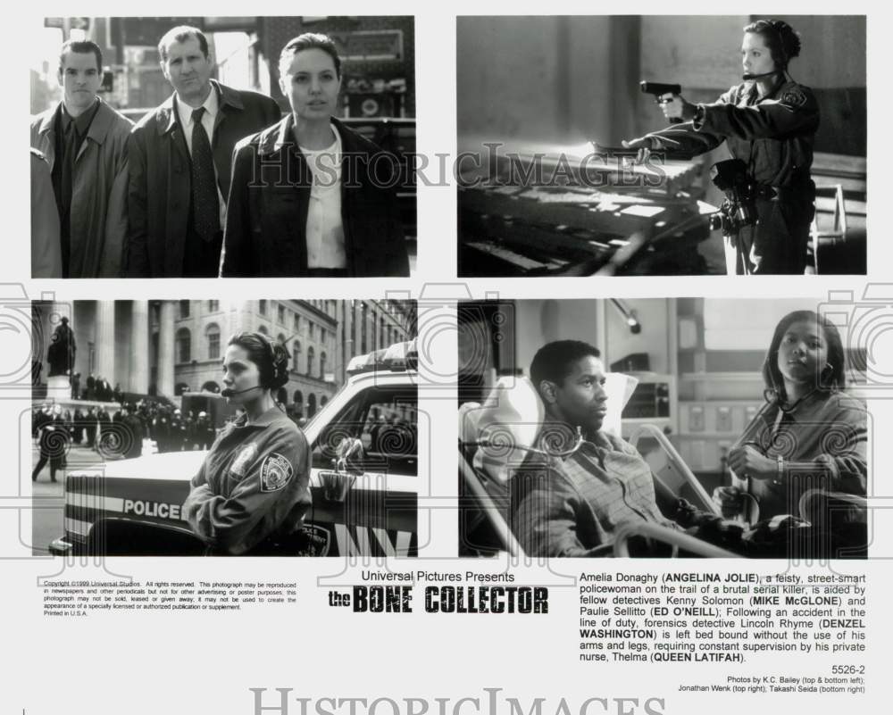 1999 Press Photo &quot;The Bone Collector&quot; Movie Scenes - lrp81731- Historic Images