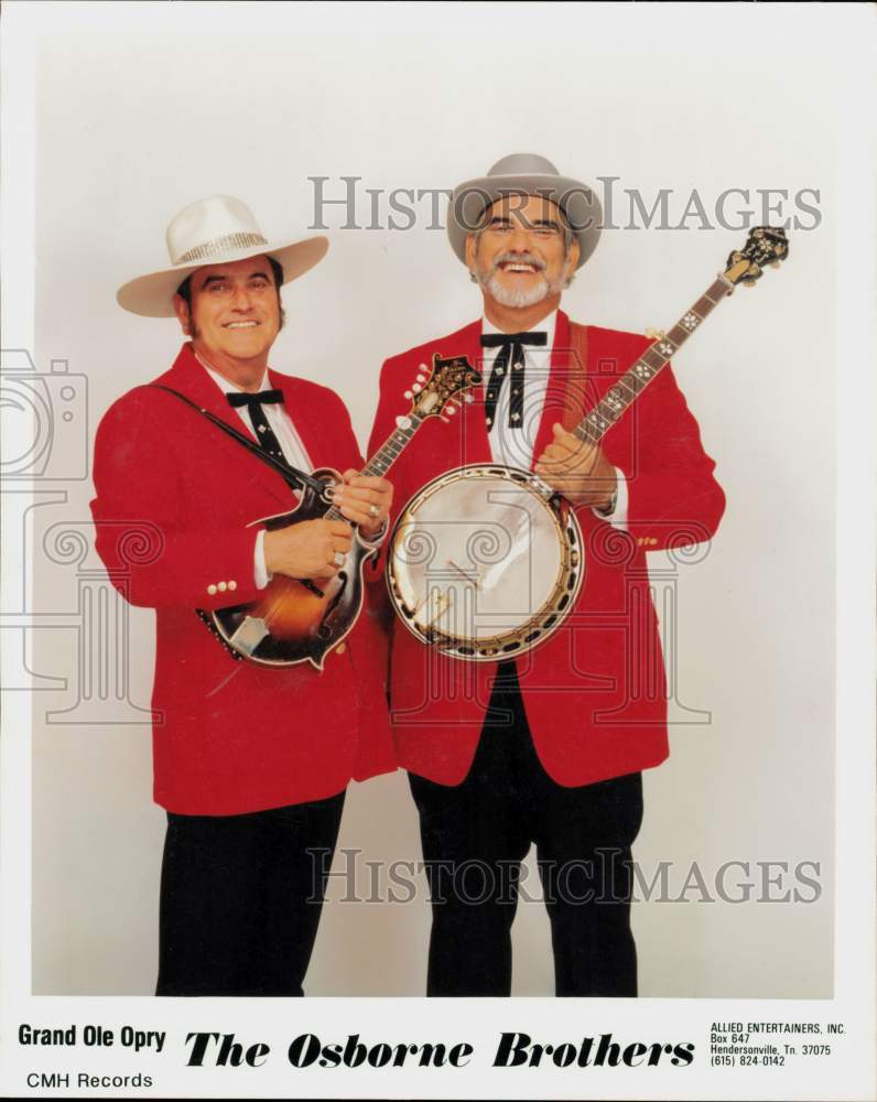 Press Photo The Osborne Brothers - Grand Ole Opry - lrp82945- Historic Images