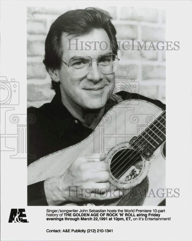 Press Photo John Sebastian hosts The Golden Age of Rock &#39;N&#39; Roll World Premiere- Historic Images