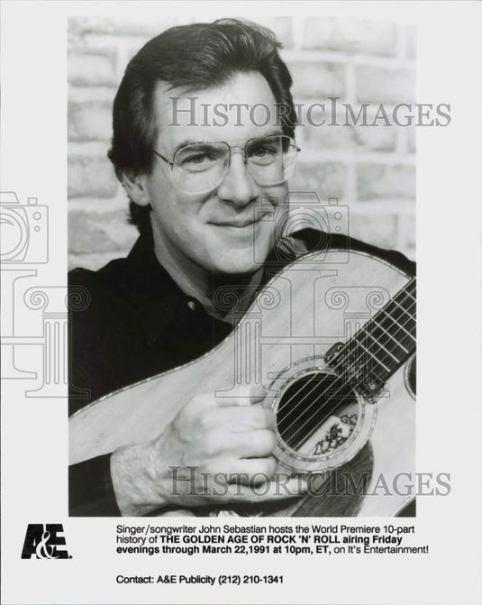 Press Photo John Sebastian hosts The Golden Age of Rock 'N' Roll World Premiere- Historic Images